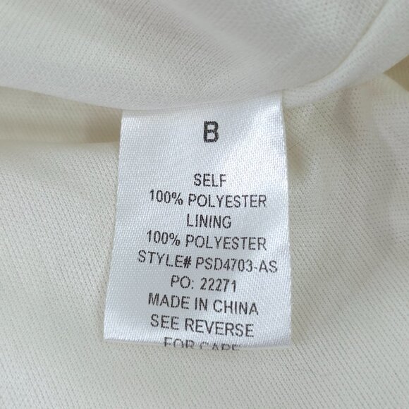 ARULA Ivory Shine Skirtall Dress PLUS SIZE 2X Ivory Coastal Feminine Texture EUC - Picture 5 of 16